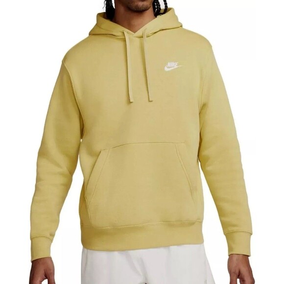Size 2XL Nike Pullover Hoodie Mens Yellow/Gold/Saturn BV2654-720 NEW
